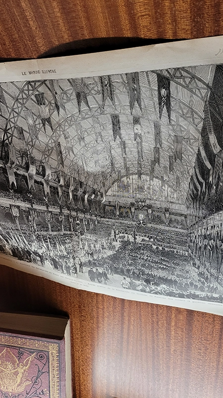 Gravure exposition universelle